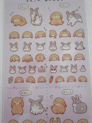Cute Kawaii Crux Rabbit Sticker Sheet - for Journal Planner Craft