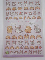 Cute Kawaii Crux Rabbit Sticker Sheet - for Journal Planner Craft