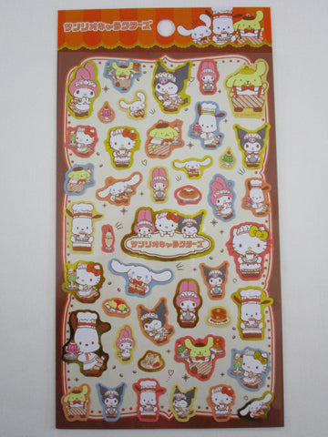 Cute Kawaii Sanrio Cafe Characters Kuromi Large Sticker Sheet - for Journal Planner Craft