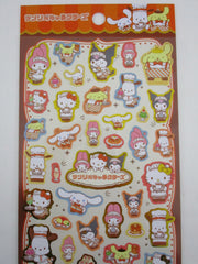 SALE Cute Kawaii Sanrio Cafe Characters Kuromi Large Sticker Sheet - for Journal Planner Craft