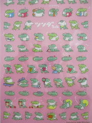 Cute Kawaii Mind Wave Crocs Crocodile Busy Days Sports Sticker Sheet - for Journal Planner Organizer Craft