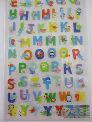 Cute Kawaii Mind Wave Alphabet Sea Ocean Animals Sticker Sheet - for Journal Planner Craft