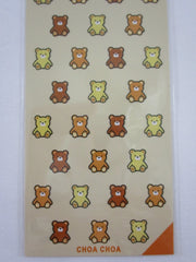Cute Kawaii MW - Bears Sticker Sheet - for Journal Planner Craft