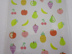 Cute Kawaii Mind Wave moi Series - Fruits Sticker Sheet - for Journal Planner Craft Organizer Calendar