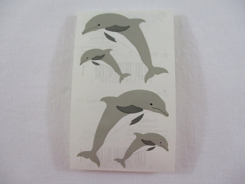 Mrs Grossman Dolphins Sticker Sheet / Module - Vintage & Collectible 1988