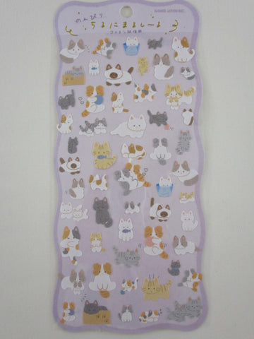 Cute Kawaii Kamio Sticker Sheet - Cats - for Journal Planner Craft Agenda Organizer Scrapbook