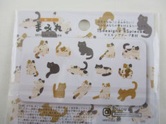 Cute Kawaii World Craft mrfs Flake Stickers Sack - Cat Kitten - for Journal Agenda Planner Scrapbooking Craft