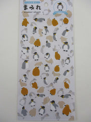 Cute Kawaii World Craft Mrse Series - Penguin - Sticker Sheet - for Journal Planner Craft