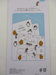 Cute Kawaii World Craft Mrse Series - Penguin - Sticker Sheet - for Journal Planner Craft