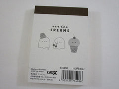 Cute Kawaii Crux Ice Cream Mini Notepad / Memo Pad - Stationery Designer Writing Paper Collection