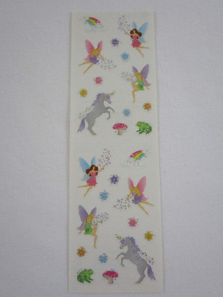 Mrs Grossman Fantasy Petite Fairies Reflections Sticker Sheet / Module - Vintage & Collectible