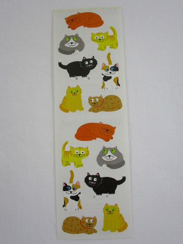 Mrs Grossman Chubby Cats Sticker Sheet / Module - Vintage & Collectible