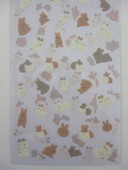 Cute Kawaii World Craft Mrse Series - Bunny Rabbit - Sticker Sheet - for Journal Planner Craft