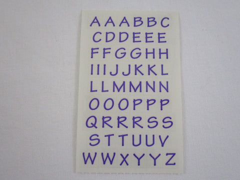 Mrs Grossman Alphabitsy Purple Sticker Sheet / Module - Vintage & Collectible 2000