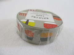 Cute Kawaii W-Craft Washi / Masking Deco Tape - Food Sushi Sashimi - for Scrapbooking Journal Planner Craft