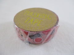 Cute Kawaii W-Craft Washi / Masking Deco Tape - Girls Dressed Up Party Heels - for Scrapbooking Journal Planner Craft