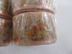 Cute Kawaii BGM Washi / Masking Deco Tape - Rabbit Bunny Picnic Carrot Orange - for Scrapbooking Journal Planner Craft