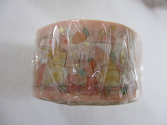Cute Kawaii BGM Washi / Masking Deco Tape - Rabbit Bunny Picnic Carrot Orange - for Scrapbooking Journal Planner Craft