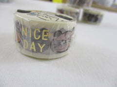 Cute Kawaii BGM Washi / Masking Deco Tape - Cat Nice kitten Pet - for Scrapbooking Journal Planner Craft