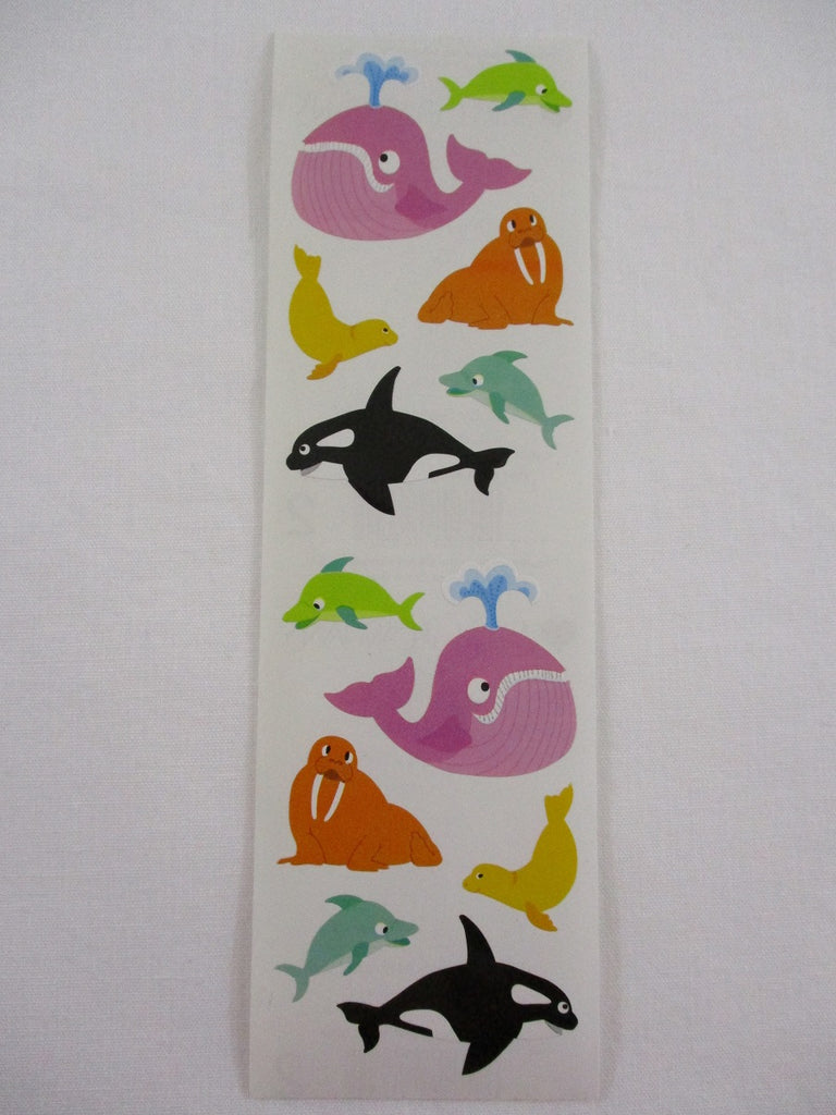 Mrs Grossman Chubby Sea Mammals Sticker Sheet / Module - Vintage & Collectible