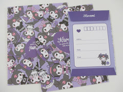 Cute Kawaii Kuromi 2022 Letter Set - Writing Papers Envelope