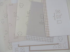 Cute Kawaii Q-Lia Chimatto Bear Letter Sets - Stationery Writing Paper Envelope Penpal