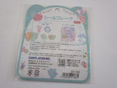 Cute Kawaii Kamio Fuwaa Nui Bear Seal Flake Stickers Sack - for Journal Planner Craft Scrapbook Agenda