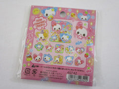 Cute Kawaii Kamio Rabbit and Cat Friends Stickers Sack - Vintage