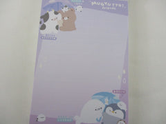 Cute Kawaii Q-Lia Penguin Bear Seal Cow Bird Cherry Cold Drink 4 x 6 Inch Notepad / Memo Pad - Stationery Designer Paper Collection