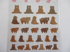 Cute Kawaii MW BonBon Series - Bear and Rabbit Sticker Sheet - for Journal Planner Craft