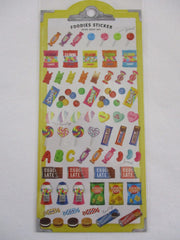 Cute Kawaii Mindwave Foodies Sticker Sheet - L - Candies Gummi Choco Oreo Marshmallow - for Journal Planner Craft