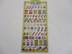 Cute Kawaii Mindwave Foodies Sticker Sheet - L - Candies Gummi Choco Oreo Marshmallow - for Journal Planner Craft