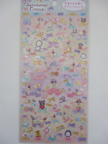 Cute Kawaii San-X Sentimental Circus Glitter Sticker Sheet 2023 - A - for Planner Journal Scrapbook Craft