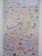 Cute Kawaii San-X Sentimental Circus Glitter Sticker Sheet 2023 - A - for Planner Journal Scrapbook Craft
