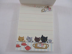 Cute Kawaii San-X Kutusita Nyanko Cat Mini Notepad / Memo Pad - A - Vintage and Rare