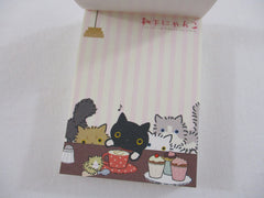 Cute Kawaii San-X Kutusita Nyanko Cat Mini Notepad / Memo Pad - B - Vintage and Rare