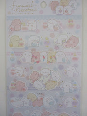 Cute Kawaii San-X Funwari Neco Soft Cat Sticker Sheet 2023 - A - for Planner Journal Scrapbook Craft