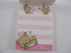 Cute Kawaii San-X Iiwaken dog / puppies Mini Notepad / Memo Pad - B - Vintage and Rare