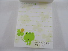 Cute Kawaii San-X Kerori Frog Mini Notepad / Memo Pad - A - Vintage and Rare