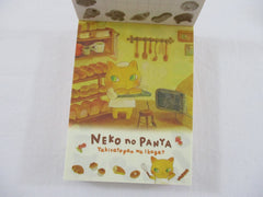 Cute Kawaii San-X Cat the Baker Neko no Panya Mini Notepad / Memo Pad - A - Vintage and Rare