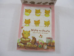 Cute Kawaii San-X Cat the Baker Neko no Panya Mini Notepad / Memo Pad - A - Vintage and Rare