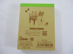 Cute Kawaii San-X Cat the Baker Neko no Panya Mini Notepad / Memo Pad - D - Vintage and Rare