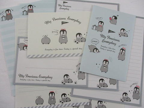 Cute Kawaii Q-Lia My Precious Penguin Letter Sets - Stationery Writing Paper Envelope Penpal