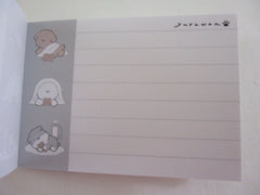 Cute Kawaii Kamio Dogs Puppy Yuruwan baby Mini Notepad / Memo Pad - Stationery Designer Paper Collection