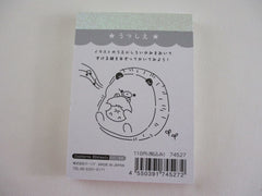 Cute Kawaii Q-lia Mugyutto Hedgehog Hamster Friends Mini Notepad / Memo Pad - Stationery Designer Paper Collection