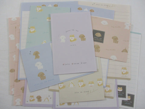 Cute Kawaii Kamio Dog Puppies Juicy na inu Letter Sets Stationery - writing paper envelope