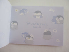 Cute Kawaii Q-lia Mugyutto Penguin Friends Mini Notepad / Memo Pad - Stationery Designer Paper Collection