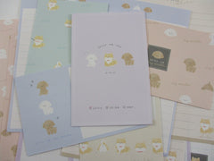 Cute Kawaii Kamio Dog Puppies Juicy na inu Letter Sets Stationery - writing paper envelope