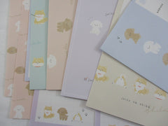 Cute Kawaii Kamio Dog Puppies Juicy na inu Letter Sets Stationery - writing paper envelope