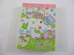 Cute Kawaii San-X Mamegoma Seal Mini Notepad / Memo Pad - A - 2009 Vintage